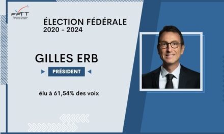 Gilles ERB, nouveau Président de la FFTT